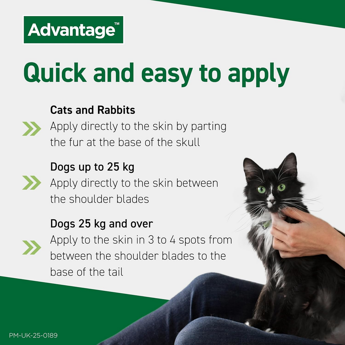 Advantage Spot On quick and easy application guide